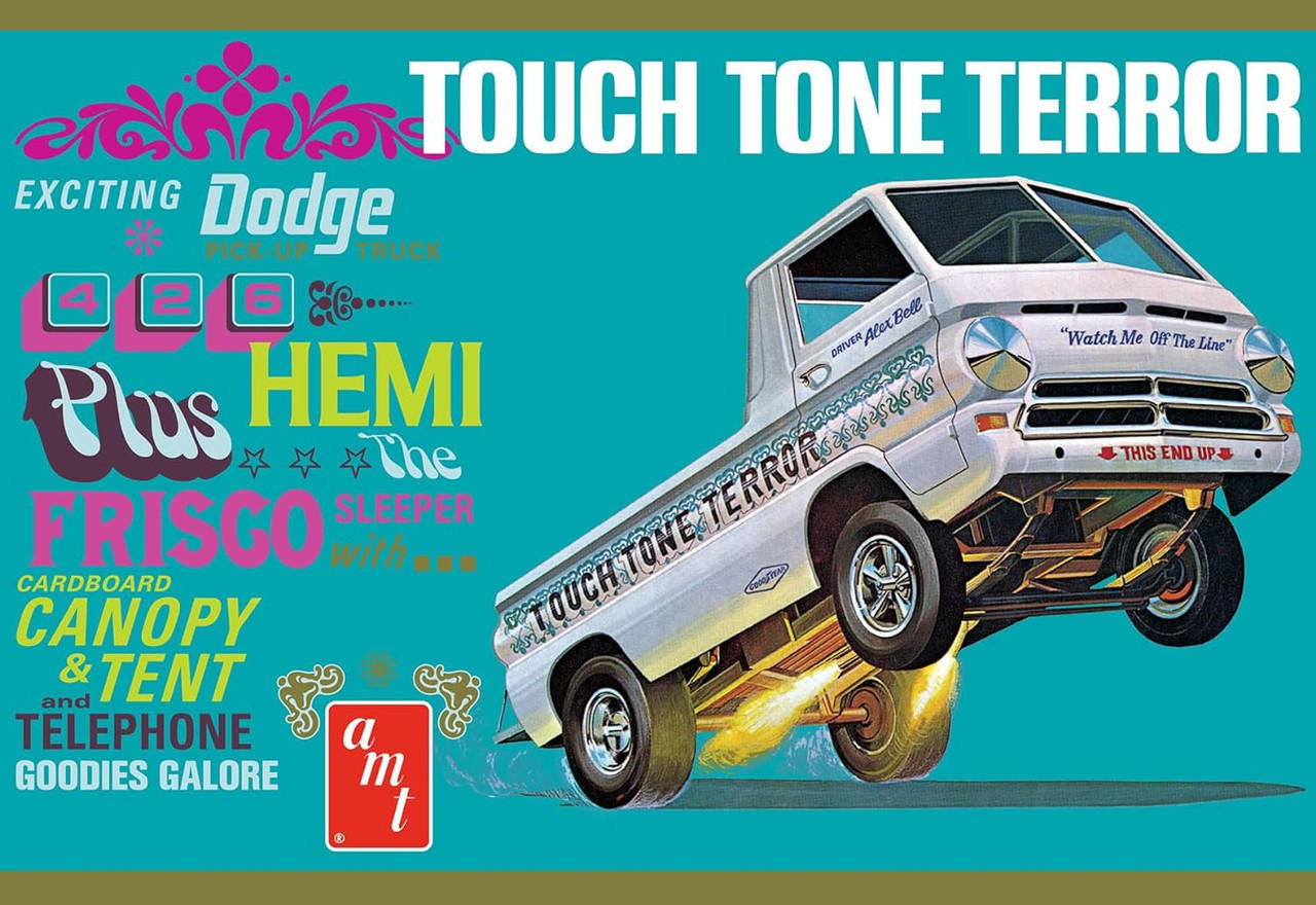 AMT 1/25 1966 Dodge Pickup Touch Tone Terror 1389